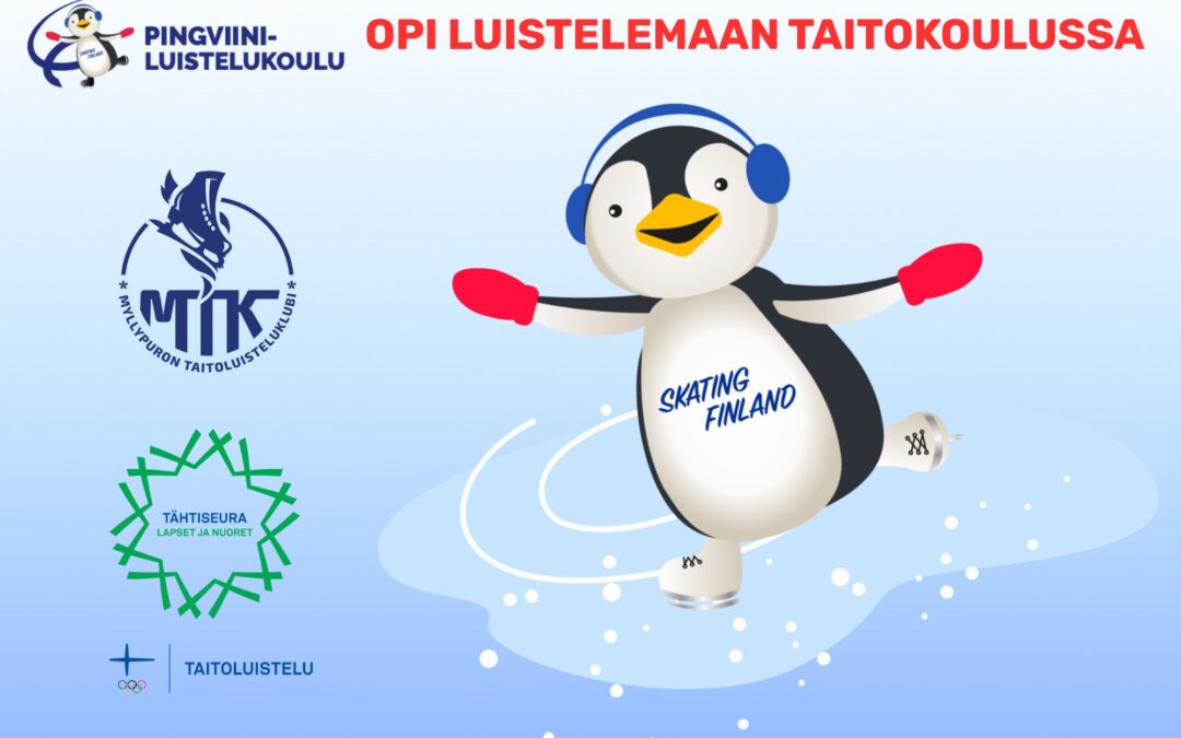 UUTTA!!  Opi luistelutaitoja Taitokoulussa
