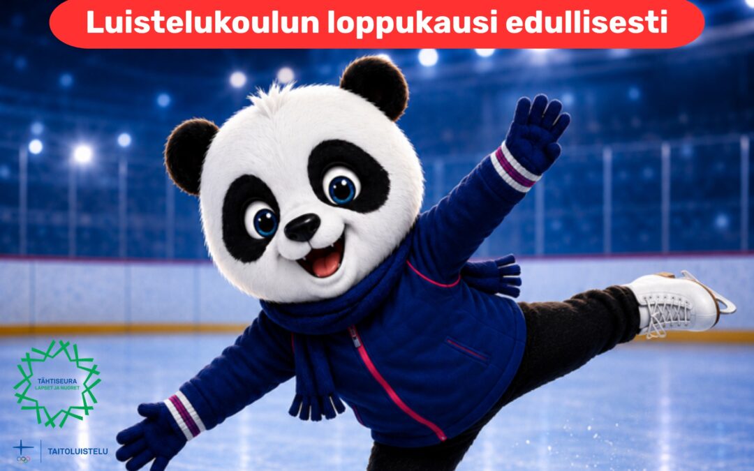 Nyt luistelukoulun loppukausi edullisesti 99 €
